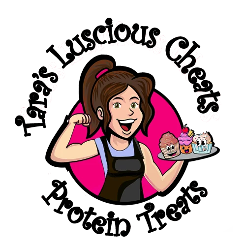 Tara's Luscious Cheats logo with dark lettering, for light backgrounds